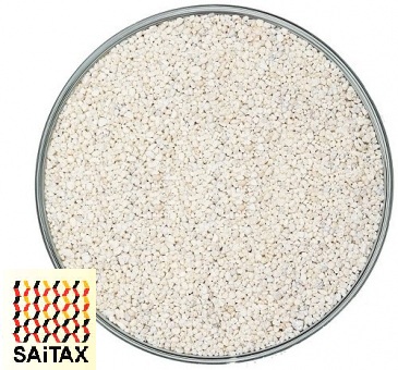 Белое гранулированное пеностекло SAITAX, Фракция Ф 1,5 - 2,5 мм , Вес 350кг/м3